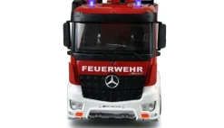AMEWI 22502Mercedes-Benz AROCS Feuerwehr Drehleiterfahrzeug 1:18 RTR 2,4kg 580mm lang 12 steuerbare Kanäle