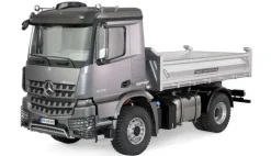 AMEWI 22611Mercedes-Benz Arocs Hydraulik Muldenkipper Pro 4x4 1:14 RTR Mit Sound, Licht, 2-Gang Getriebe, sperrbare Diffs