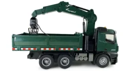 AMEWI 22568Mercedes-Benz Arocs Lizenz Kranwagen mit Kipper RTR grün