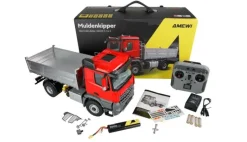 AMEWI 22691Mercedes-Benz Arocs Muldenkipper 4x4 1:14 RTR rot
