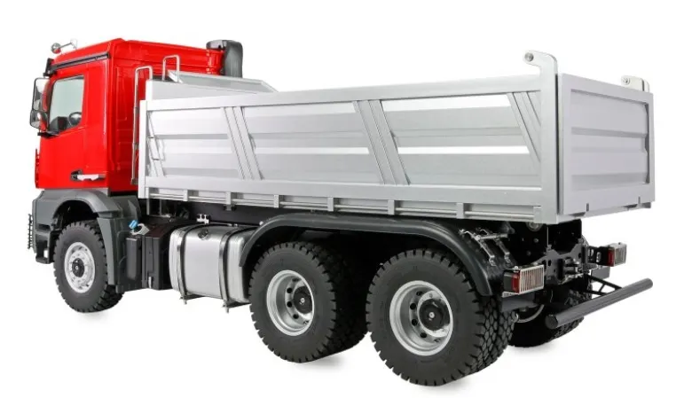 AMEWI 22729Mercedes-Benz Arocs Muldenkipper 6x6 1:14 RTR, rot