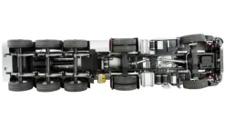 AMEWI 22695Mercedes-Benz Arocs Sattelzug Kippauflieger 4x4 1:14 RTR rot