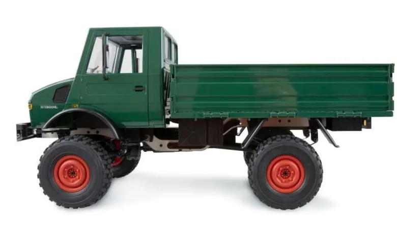 AMEWI 22632Mercedes-Benz Unimog Basic 4WD 1:12 RTR, grün