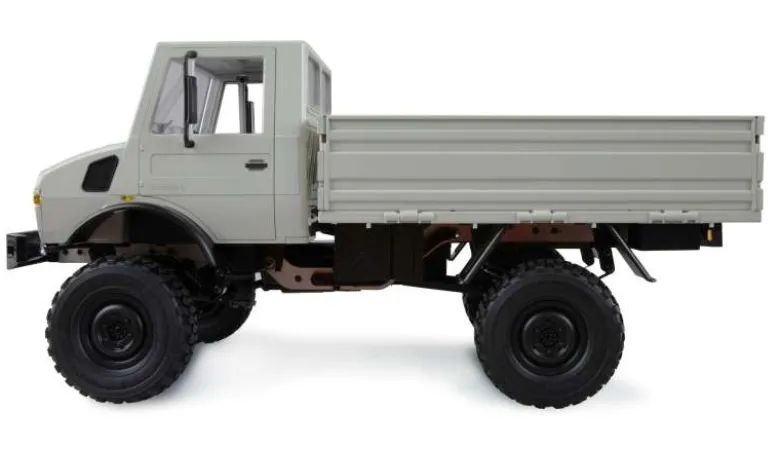AMEWI 22631Mercedes-Benz Unimog Basic 4WD 1:12 RTR, hellgrau
