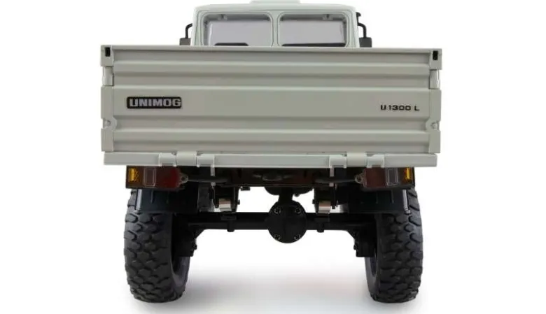 AMEWI 22631Mercedes-Benz Unimog Basic 4WD 1:12 RTR, hellgrau