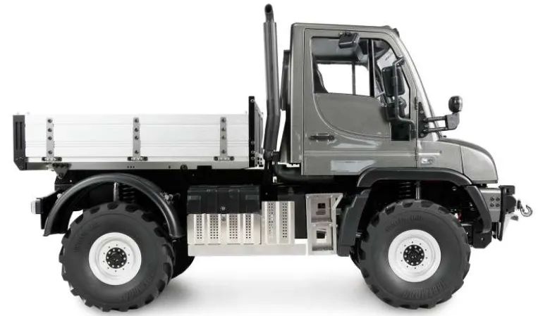 AMEWI 22683Mercedes-Benz Unimog Geräteträger 4WD 1:10 ARTR, anthrazit