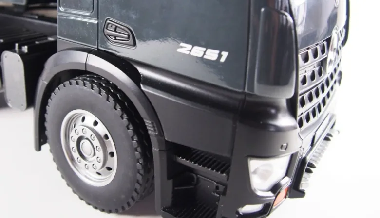 AMEWI 22504Mercedes LKW Kipper PRO Metall 2,4GHz RTR grau
