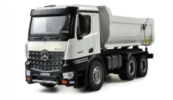 AMEWI 22413Mercedes LKW Kipper PRO Metall 1:14, 2,4GHz RTR weiß