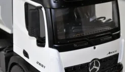 AMEWI 22413Mercedes LKW Kipper PRO Metall 1:14, 2,4GHz RTR weiß