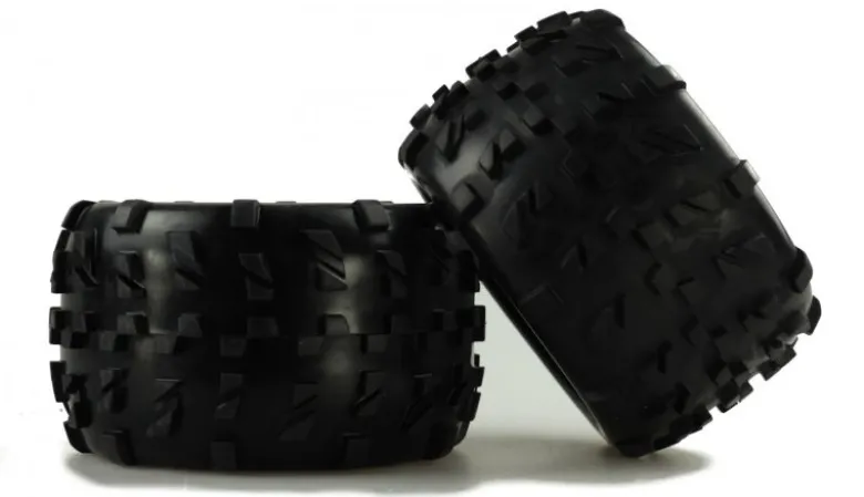 AMEWI 004-123MKompletträder schwarze Felgen 17mm für 1/8 Monstertruck (2)