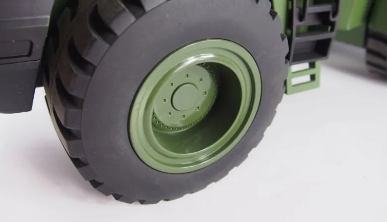 AMEWI 22534Radlader G485E ME Militär Teilmetall 10-Kanal 1:14 RTR grün Licht & Sound