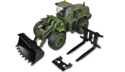 AMEWI 22534Radlader G485E ME Militär Teilmetall 10-Kanal 1:14 RTR grün Licht & Sound