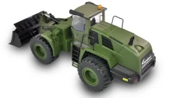 AMEWI 22534Radlader G485E ME Militär Teilmetall 10-Kanal 1:14 RTR grün Licht & Sound