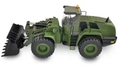 AMEWI 22534Radlader G485E ME Militär Teilmetall 10-Kanal 1:14 RTR grün Licht & Sound