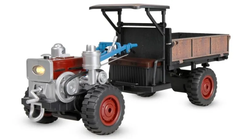 AMEWI 22764Retro-Traktor mit Rauch & Licht 4WD 1:12 RTR inkl. Akku & Ladekabel