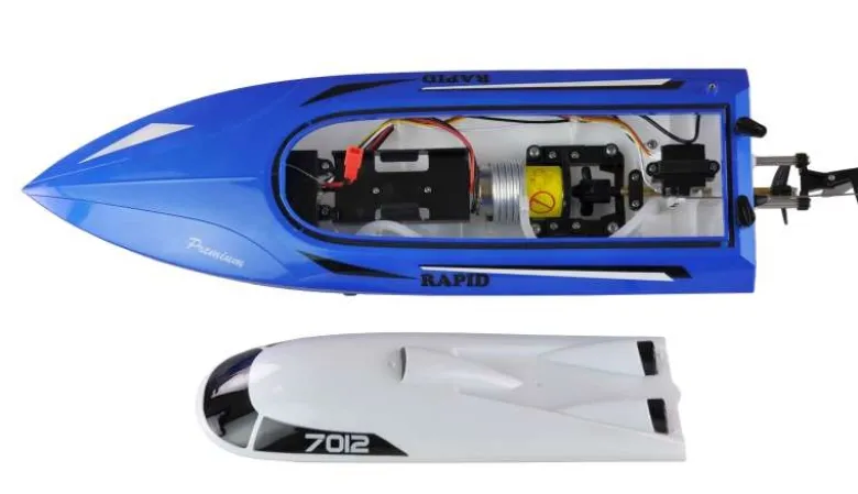 AMEWI 26073Speedboot 7012 Mono blau 2,4GHz RTR - 25km/h