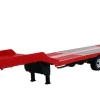 AMEWI 22742Tieflader-Sattelauflieger Dreiachser für Scania 1:18 rot Zubehör für AM22717