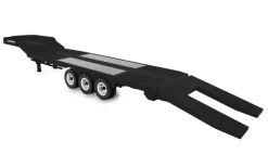 AMEWI 22761Tieflader-Sattelauflieger Dreiachser für Scania 1:18 schwarz Zubehör für AM22760