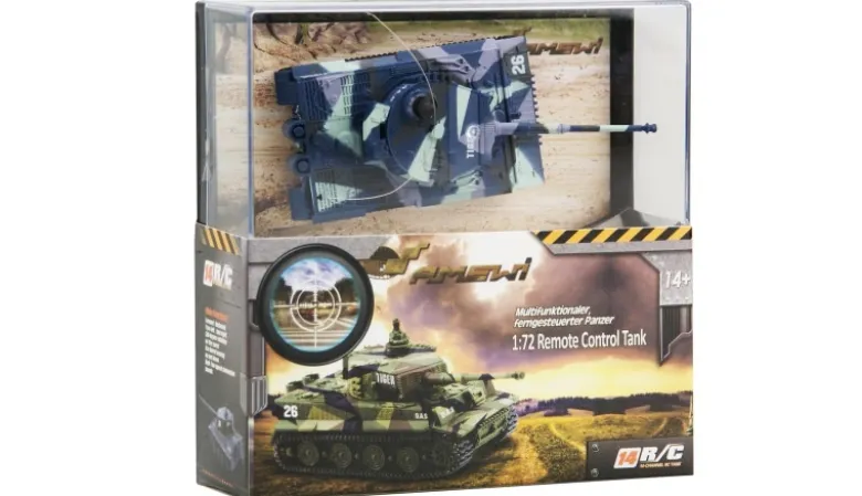 AMEWI 23016Tiger I 1:72 Mini RC Panzer RTR Ferngesteuert