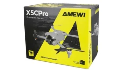 AMEWI 25381X5CPro Brushless-Drohne mit Kamera & LCD-Fernsteuerung RTF Inkl. zwei Akkus, 30 Minuten Flugzeit