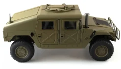 AMEWI 224174x4 U.S. Militär Truck 1:10 Army RTR Teilmetall 5KG 2Gang 16 Kanal Fernsteuerung, Wasserdicht Portalachsen