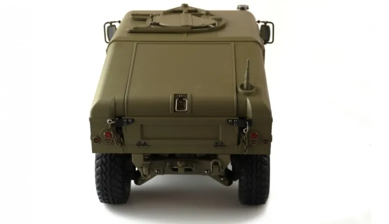 AMEWI 224174x4 U.S. Militär Truck 1:10 Army RTR Teilmetall 5KG 2Gang 16 Kanal Fernsteuerung, Wasserdicht Portalachsen