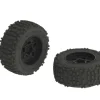 ARRMA ARAC8795DBOOTS BACK-FLIP MT 6S' Reifenset verklebt (SCHWARZ) (2Stk) 17mm Monstertruck Räder bis 6S zb. Outcast - AR510092