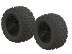 ARRMA ARAC9632dBoots Fortress MT Komplettrad 14mm für Bigrock, Granite AR550044