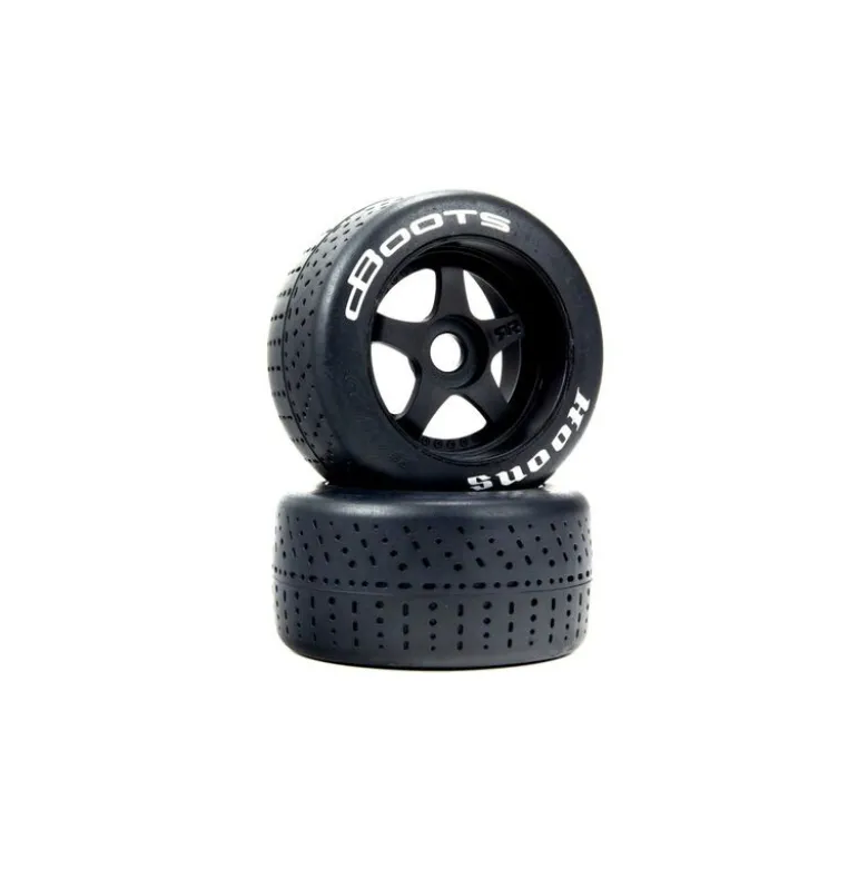 ARRMA ARA550073dBoots Hoons 53/107 Reifen (weiß) auf 5-Speichenfelge 17mm Mit verstärkter Gewebeeinlage für hohe Geschwindigkeiten