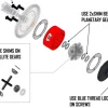 ARRMA ARA220050Metall Differential Gehäuse für die 1/8 6S Fahrzeuge