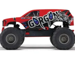 ARRMA ARA3230ST2GORGON 4X2 MEGA 550 Brushed Monster Truck RTR 1:10 rot mit Spektrum S120 USB-C Smart Lader und 8,4V 3300mAh Akku