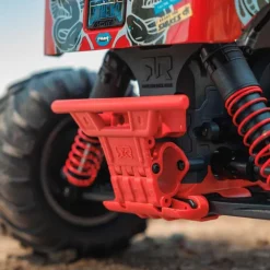 ARRMA ARA3230ST2GORGON 4X2 MEGA 550 Brushed Monster Truck RTR 1:10 rot mit Spektrum S120 USB-C Smart Lader und 8,4V 3300mAh Akku