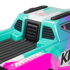 ARRMA ARA2508ST2Mini KRATON 3S BLX 4X4 1/16 Speedmonster Truck RTR teal/pink inkl. 3S 11,1V 2000mAh Spektrum Smart G2 LiPo und Ladegerät