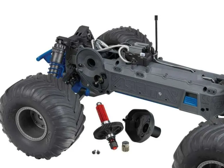 ARRMA ARA3230T1GORGON 4X2 MEGA 550 Brushed Monster Truck RTR blau
