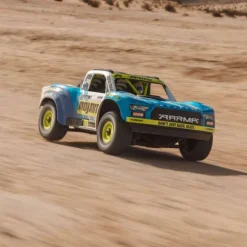 ARRMA ARA2104T2MOJAVE GROM MEGA 380 Brushed 4x4 Small Desert Truck RTR inkl. Akku & Ladegerät - blau/weiß