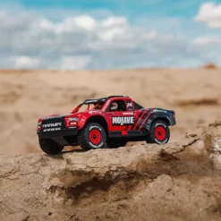 ARRMA ARA2104T1MOJAVE GROM MEGA 380 Brushed 4x4 Small Desert Truck RTR inkl. Akku & Ladegerät - rot/schwarz