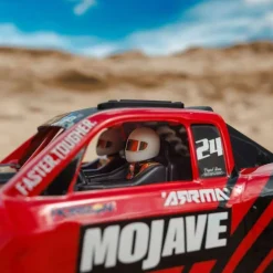 ARRMA ARA2104T1MOJAVE GROM MEGA 380 Brushed 4x4 Small Desert Truck RTR inkl. Akku & Ladegerät - rot/schwarz