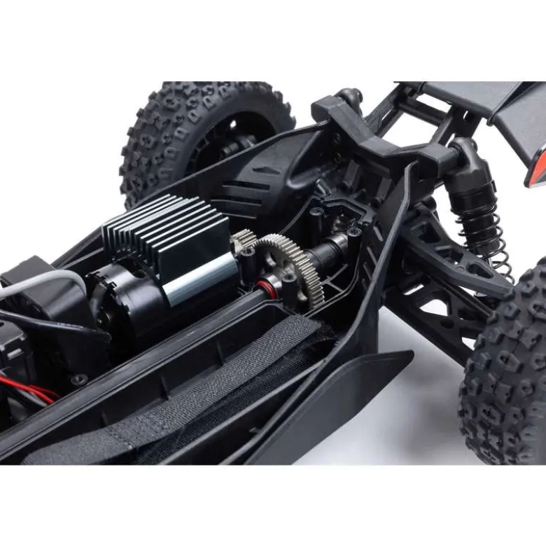 ARRMA ARA2106T1TYPHON GROM MEGA 380 Brushed 4X4 Buggy 1:18 RTR, blau/silber inkl. LiPo Akku und Ladegerät