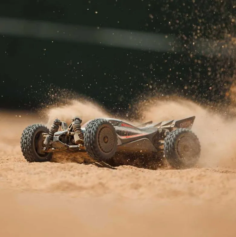 ARRMA ARA2306T1Typhon GROM 223S BLX Brushless 4x4 Small Scale Buggy RTR silber