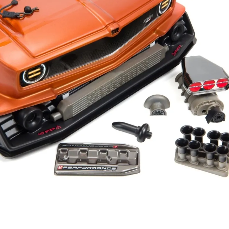 ARRMA ARA7617V2T2FELONY 6S BLX All-Road Street Bash 1/7 RTR Muscle orange
