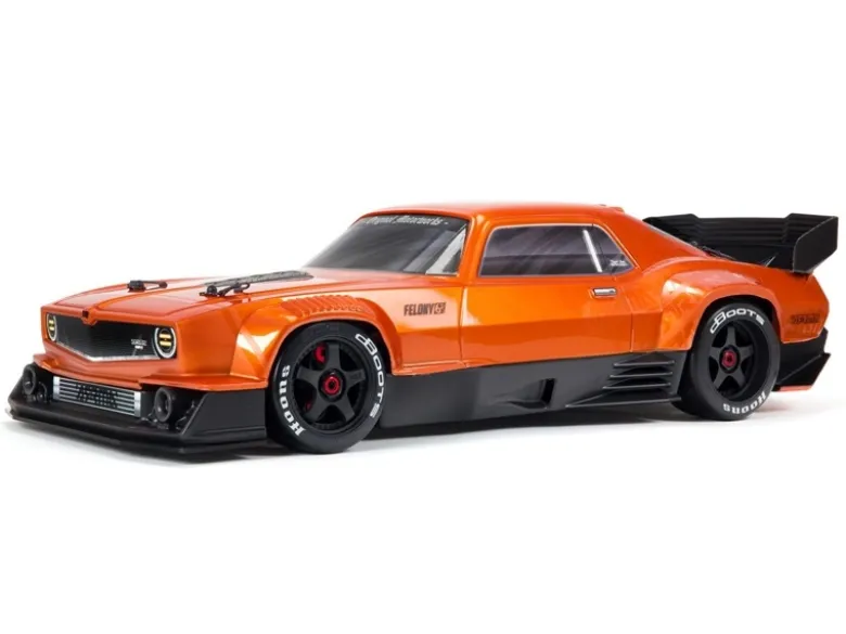 ARRMA ARA7617V2T2FELONY 6S BLX All-Road Street Bash 1/7 RTR Muscle orange