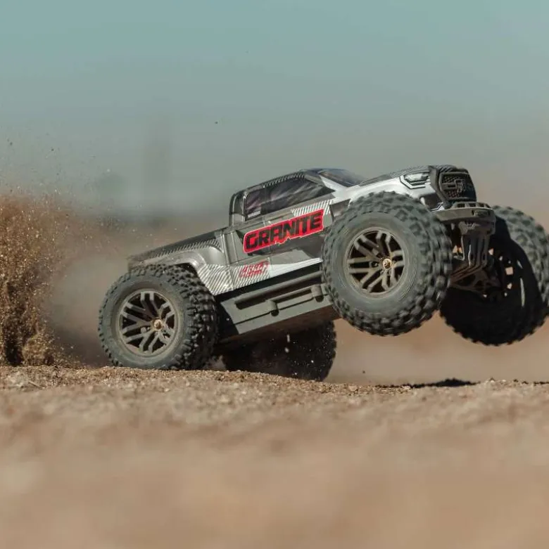 ARRMA ARA4302V4T3Granite 223S DSC Brushless 4WD Monster Truck 1/10 RTR gun metal