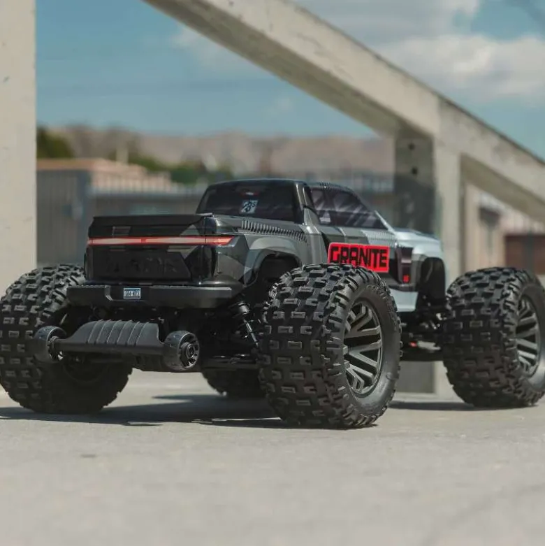 ARRMA ARA4302V4T3Granite 223S DSC Brushless 4WD Monster Truck 1/10 RTR gun metal
