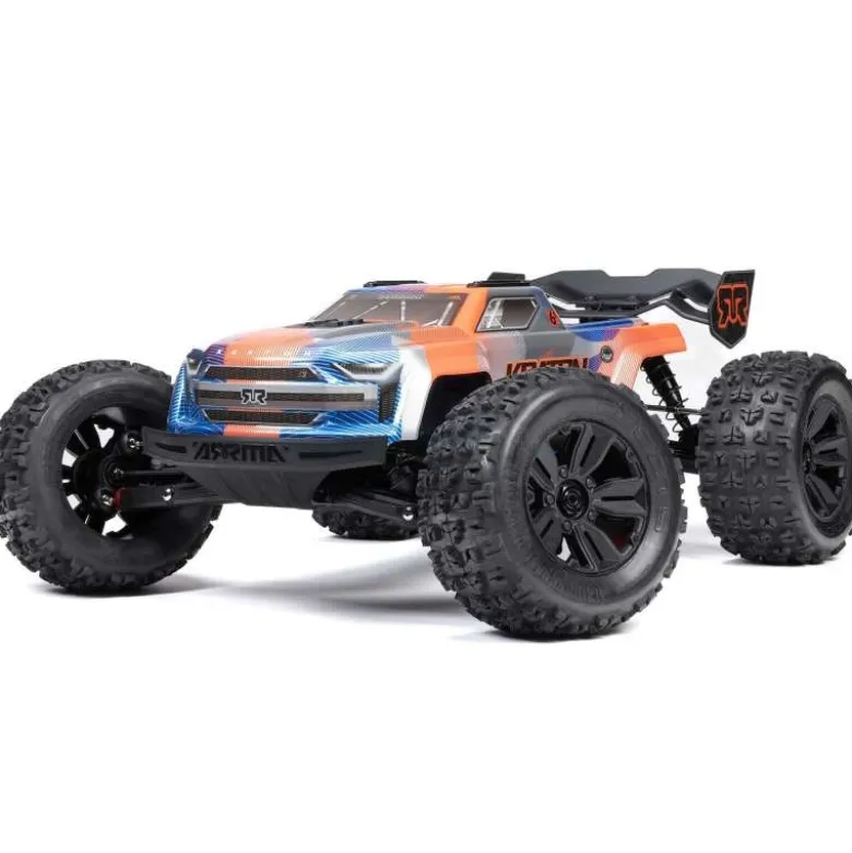 ARRMA ARA8608V6T1KRATON 6S V6 1/8 4X4 BLX Speed Monster Truck RTR blau/orange