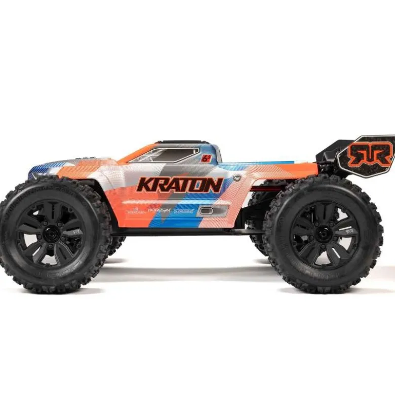 ARRMA ARA8608V6T1KRATON 6S V6 1/8 4X4 BLX Speed Monster Truck RTR blau/orange