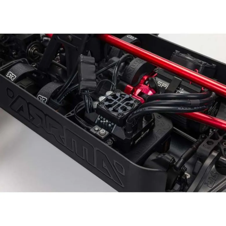 ARRMA ARA5810V2T1OUTCAST 4X4 8S BLX 1/5 EXB Brushless Stunt Truck RTR, Black