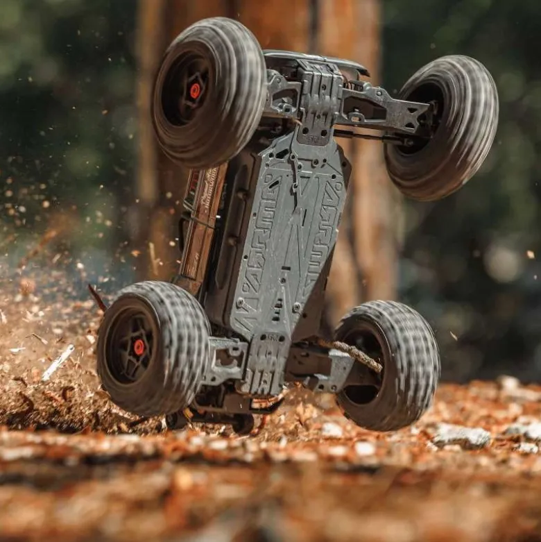 ARRMA ARA4410V2T3OUTCAST 4X4 4S V2 BLX 1/10 Stunt Truck RTR, gunmetal