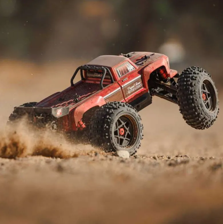 ARRMA ARA4410V2T4OUTCAST 4X4 4S V2 BLX 1/10 Stunt Truck RTR, rot