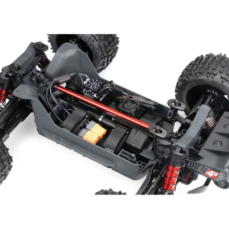 ARRMA ARA4410V2T4OUTCAST 4X4 4S V2 BLX 1/10 Stunt Truck RTR, rot