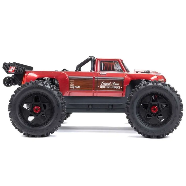 ARRMA ARA4410V2T4OUTCAST 4X4 4S V2 BLX 1/10 Stunt Truck RTR, rot